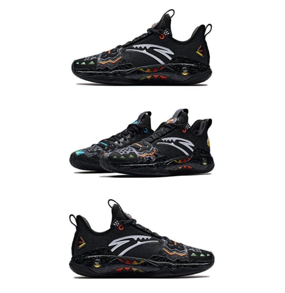 Kyrie Irving Shockwave 5 Pro "Black Diamond" Basketball Shoes in Black