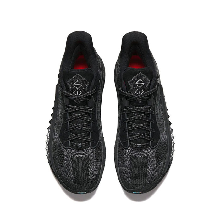 ANTA Shockwave 6 Pro "Black Warrior" Kyrie Irving Basketball Shoes - Image 4