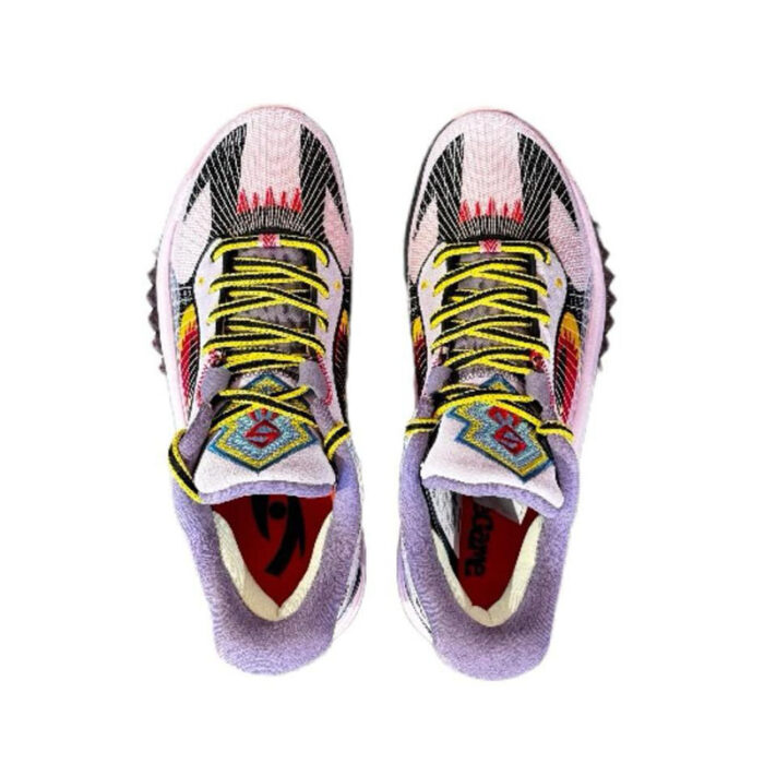 ANTA Shockwave 6 Pro "Flamingo" Kyrie Irving Basketball Shoes - Image 3