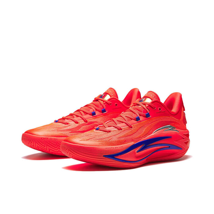 ANTA Shockwave 7 Pro "Lava" Kyrie Irving Basketball Shoes - Image 3
